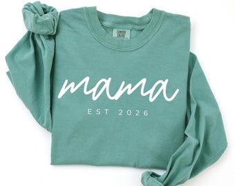 Personalized Mama Shirt, Mothers Day Gift