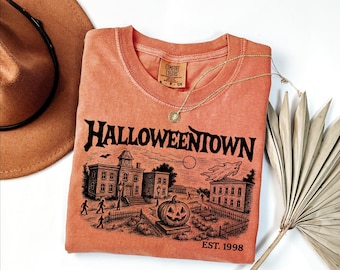 Halloweentown Est 1998 Shirt, Halloweentown University, Retro Halloweentown Shirt, Fall Shirt, Cute Halloween Shirt, Halloween Party Shirt