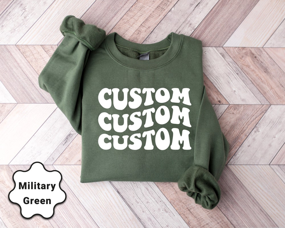 Custom Printed Shirt Custom Sweatshirt, Personalized Sweatshirt, Custom Hoodie, Custom T-Shirt,Custom Party Shirt,Matching Family Shirt Your Design Shirt Men Women Realtorgift