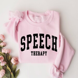 Retro Speech Therapy Sweatshirt, Special Education Shirt, Speech Therapist Shirt, Teacher Appreciation Gift, Sped Teacher, Aba Therapist afbeelding 5
