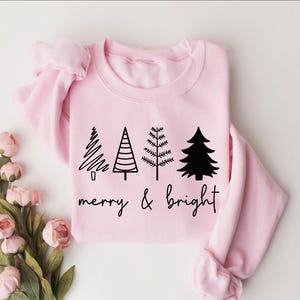 Merry Christmas Trees Sweatshirt