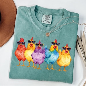 Womens Chicken Shirt, Funny Farmer Shirt, Gift For Chicken Lover, Animal Shirt, Mothers Day Chicken Shirt, Chicken Farmer Shirt, Chicken Mom