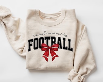 Custom School Mascot Sweatshirt, School Spirit Shirt, Favorite School Team Mascot Shirt, Back To School Shirt, Fall Game Day Shirt