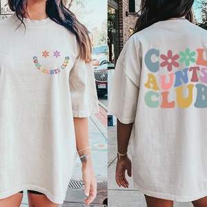 Cool Aunts Club Shirt, Christmas Gift For Auntie, Mothers Day Gift, New Auntie Shirt, Auntie Birthday Gift, Aunt Announcement, Auntie To Be