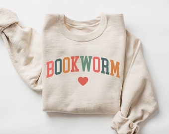 Bookworm Sweatshirt, Cute Teacher Books Lover Sweatshirt, ESL Teacher Sweatshirt, Teacher Reading Sweatshirt, Group Teacher Shirt