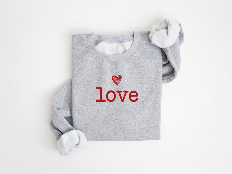 Sudadera con corazones de San Valentín para mujer, sudadera con corazones de San Valentín para maestra, camiseta con corazones para mamá, camiseta del Día de San Valentín imagen 7
