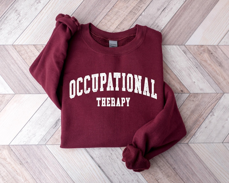 Retro Occupational Therapy Sweatshirt, OT Sweatshirt, Special Education Shirt, Therapist Shirt, Teacher Appreciation Gift, Sped Teacher Gift image 4