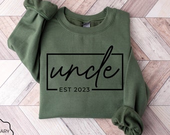 Personalize Uncle Sweatshirt, Fathers Day Gift, Funny Uncle Sweatshirt, Cool Uncle Sweatshirt, Birthday Gift Uncle, New Uncle Sweatshirt