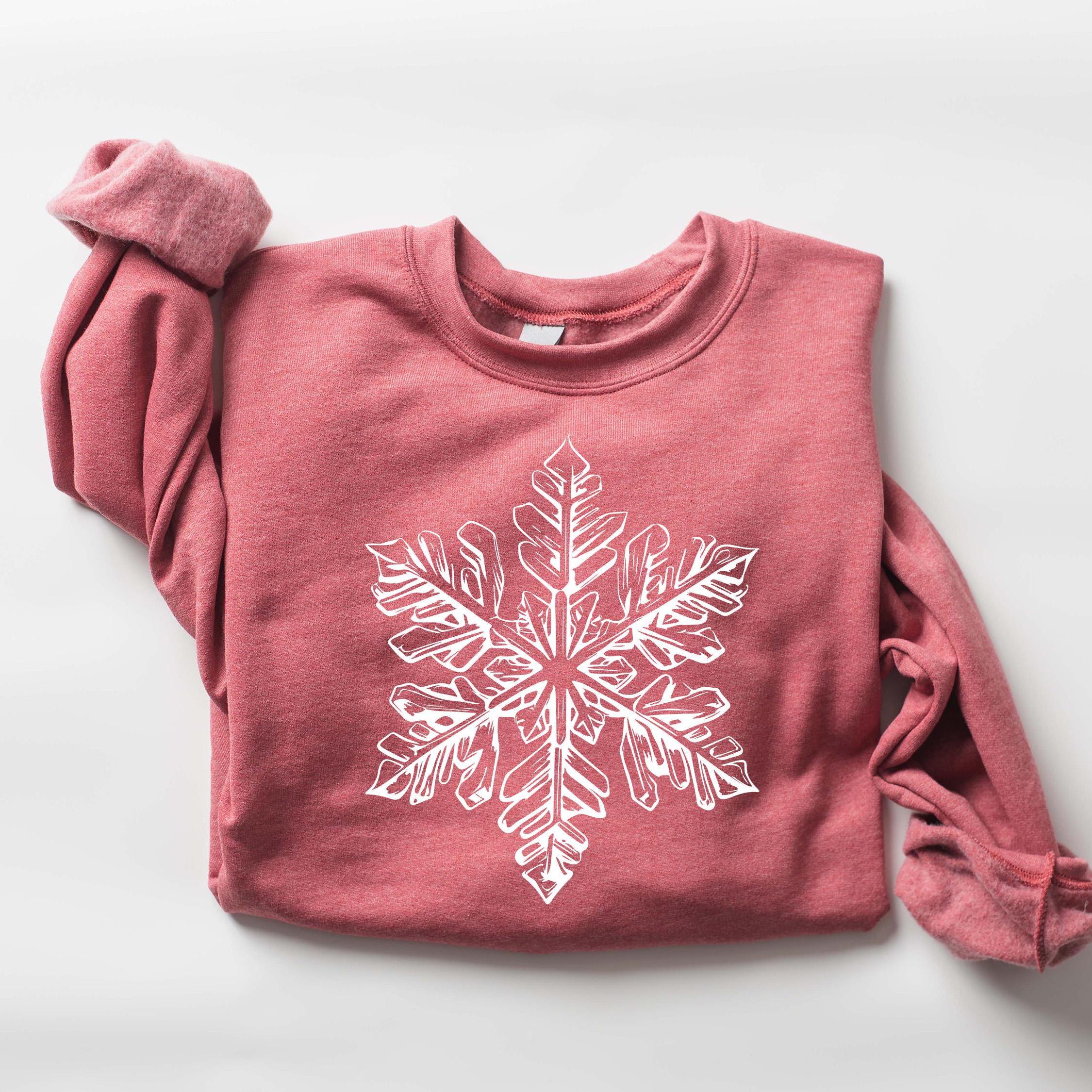 Snowflake Sweatshirt - Etsy