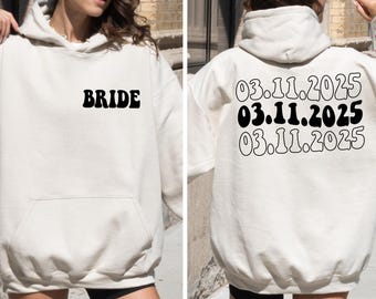 Personalize Bride Sweatshirt, Wedding Gift For Bride, Bride To Be, Future Mrs Sweatshirt, Engagement Gift, Bridal Shower Gift, Bride To Be
