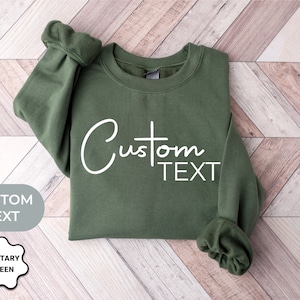 Customize Business Logo Sweatshirt, Personalize Business Sweatshirt, Custom Hoodie, Custom T-Shirt, Custom Party Shirt, Custom Christmas