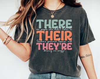 Teacher Shirt, ESL Teacher Shirt, Back To School Shirt, Elementary School Shirt, Gift For Teacher, Grammar Shirt, Reading Teacher Shirt