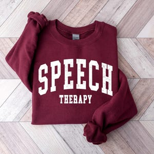 Retro Speech Therapy Sweatshirt, Special Education Shirt, Speech Therapist Shirt, Teacher Appreciation Gift, Sped Teacher, Aba Therapist afbeelding 4