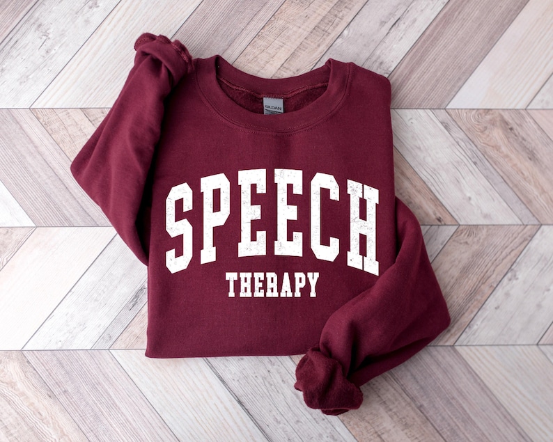 Retro Speech Therapy Sweatshirt, Special Education Shirt, Speech Therapist Shirt, Teacher Appreciation Gift, Sped Teacher, Aba Therapist afbeelding 4