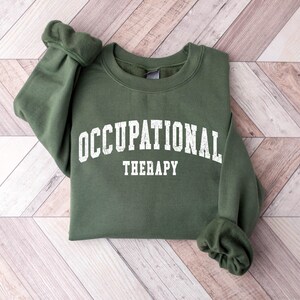 Retro Occupational Therapy Sweatshirt, OT Sweatshirt, Special Education Shirt, Therapist Shirt, Teacher Appreciation Gift, Sped Teacher Gift image 2