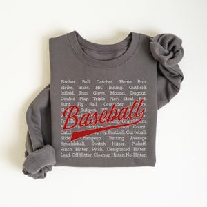 Cute Baseball Sweatshirt, Baseball Lover Gift, Baseball Game Day Sweatshirt, Baseball Mama Shirt, Baseball Season Shirt, Mothers Day Gift afbeelding 8