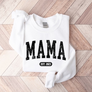 Personalize Mom Gift for Mothers Sweatshirt, Mother's Day Gift, Mama ...