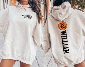 Cute Basketball Mama Sweatshirt, Basketball Season Mom Shirt, Basketball Lover Mama Sweatshirt, Gameday Basketball Mama Shirt, Jersey Number