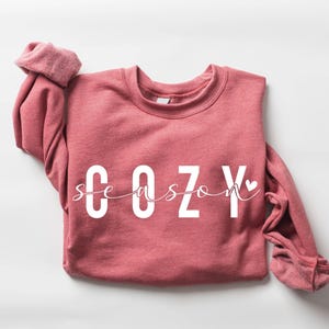 Cozy Season Sweatshirt, Merry And Bright Sweatshirt, Christmas Sweatshirt, Womens Holiday Sweatshirt, Christmas Shirt, Winter Shirt,Xmas Tee