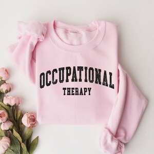 Retro Occupational Therapy Sweatshirt, OT Sweatshirt, Special Education Shirt, Therapist Shirt, Teacher Appreciation Gift, Sped Teacher Gift image 5