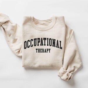 Retro Occupational Therapy Sweatshirt, OT Sweatshirt, Special Education Shirt, Therapist Shirt, Teacher Appreciation Gift, Sped Teacher Gift image 3