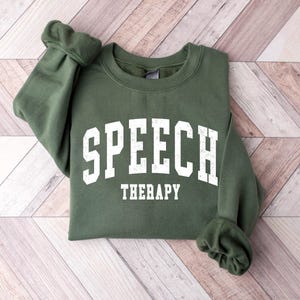 Retro Speech Therapy Sweatshirt, Special Education Shirt, Speech Therapist Shirt, Teacher Appreciation Gift, Sped Teacher, Aba Therapist afbeelding 2