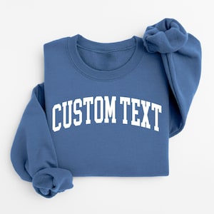 Custom Text Sweatshirt, Custom Logo Shirt, Personalized Text Shirt, Your Photo Shirt, Custom Matching Shirt, Small Business Logo Shirt immagine 7