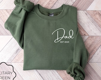 Customize Dada Sweatshirt, Fathers Day Gift For Dad, Dad Sweatshirt, Unique Gift for Dad, Fathers Day Shirt, Daddy Sweatshirt, Uncle Shirt