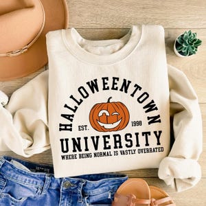 Halloweentown Est 1998 Sweatshirt, Halloweentown University, Retro Halloweentown Sweatshirt, Fall Sweatshirt, Halloween Sweatshirt