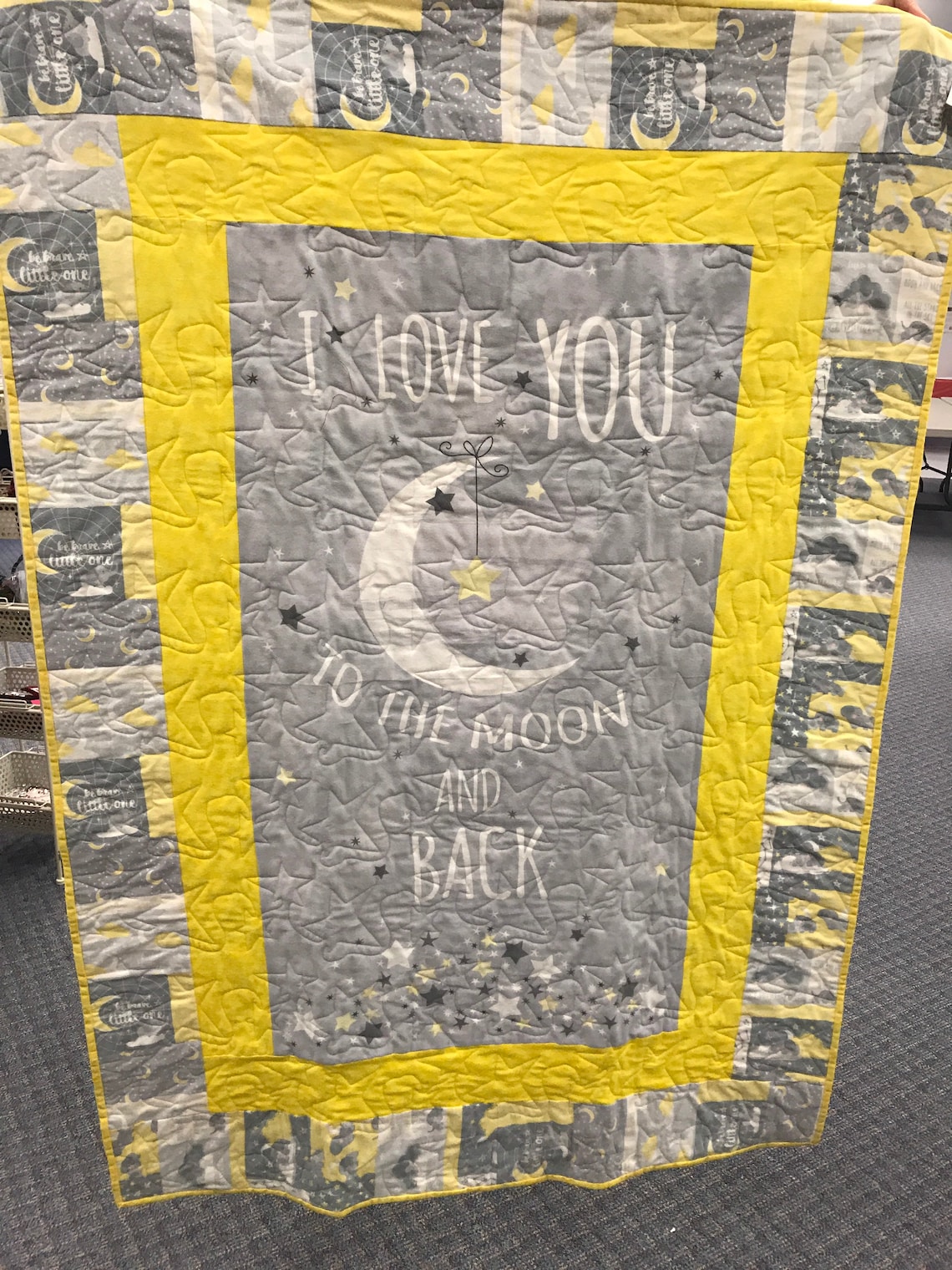 I Love You to the Moon and Back Nursery Quilt Blanket. 137 Etsy