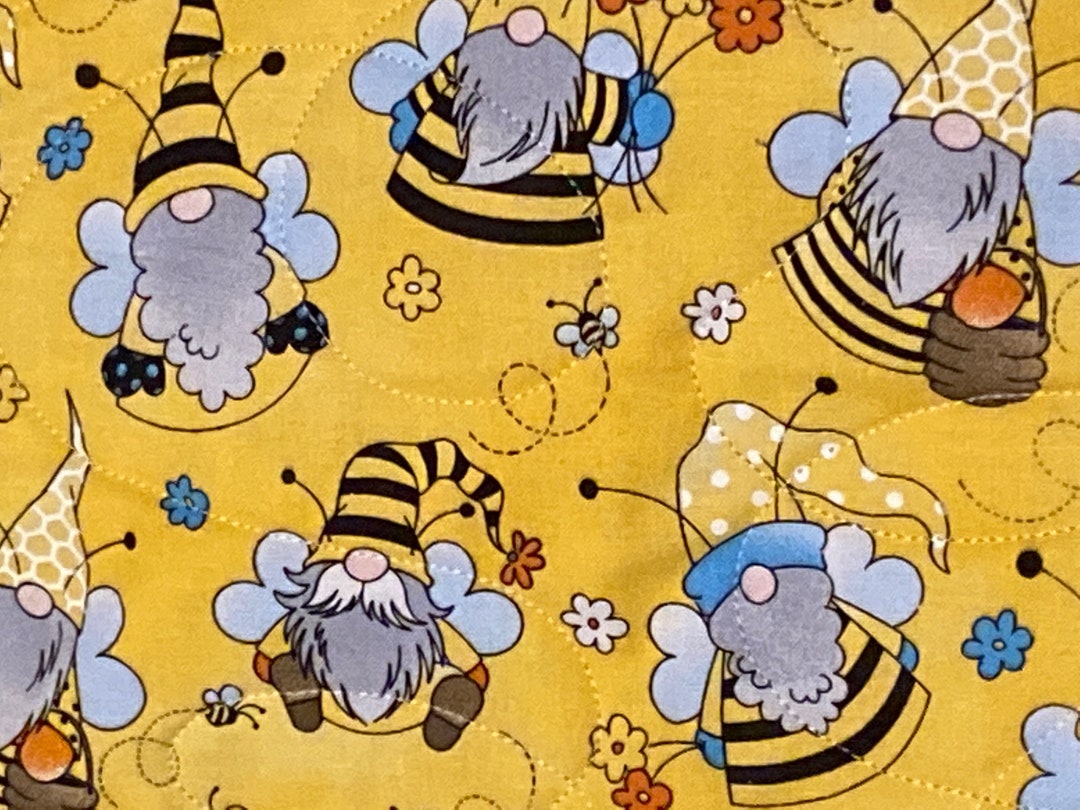 Bee My Honey Gnome Quilted Table Runner 13 X 46” #8546 - Etsy