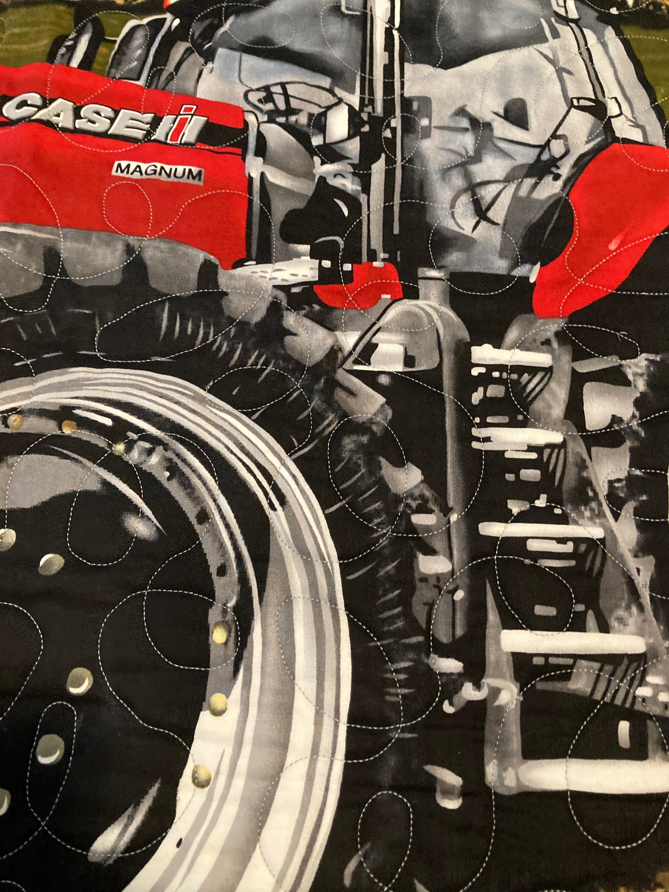 Case IH Tractor Quilt Blanket Throw Etsy