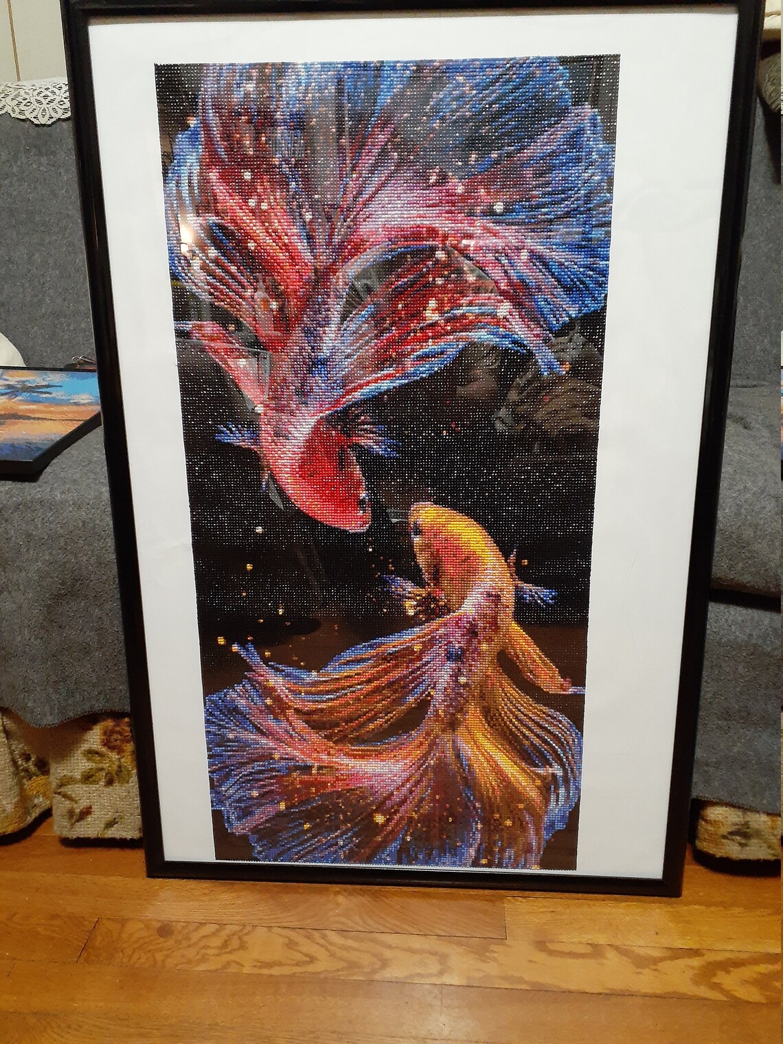 Diamond painting wall art | Etsy