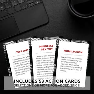 Kinky Edition / Submissive Card Game / BDSM afbeelding 2