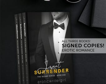 Gepersonaliseerde boekenbundel uit de Erotica Island-serie / Gesigneerde roman / BDSM / Erotische romantiek