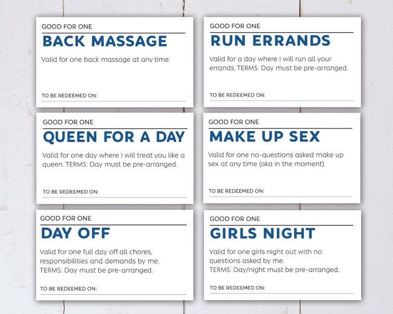 Printable Kinky Edition / Dominant Coupons / BDSM / Great Gift for Girlfriend, Wife, Submissive ...