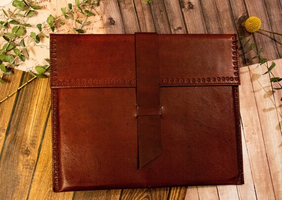 Leather Tablet holder- Stylish, Unique, handmade - image 8