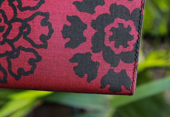 Handmade Silk Floral Wallet - image 8