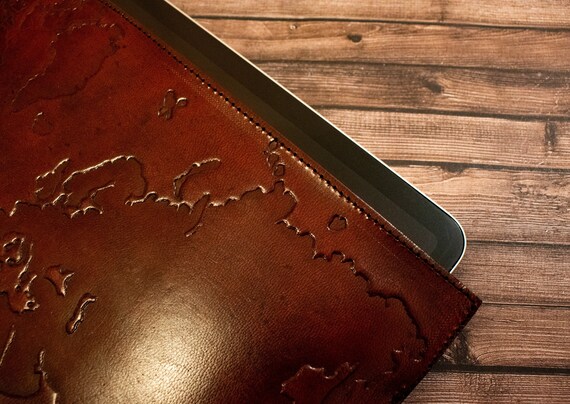 Leather Tablet holder- Stylish, Unique, handmade - image 5