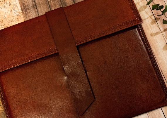 Leather Tablet holder- Stylish, Unique, handmade - image 6