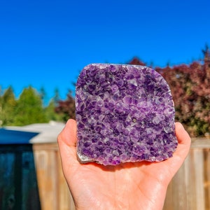 Amethyst Cut Base Cluster