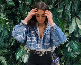 Hand Painted Denim Etsy hand painted denim etsy