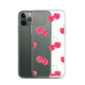 Cherries iPhone Case | Aesthetic Fruit | BPA FREE | iPhone 14 Pro Max | Trendy iPhone Case | Cherries | Cherry Blossom