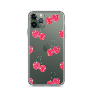 Cherries iPhone Case | Aesthetic Fruit | BPA FREE | iPhone 14 Pro Max | Trendy iPhone Case | Cherries | Cherry Blossom