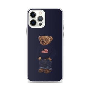Teddy Bear Knit iPhone 15 Case