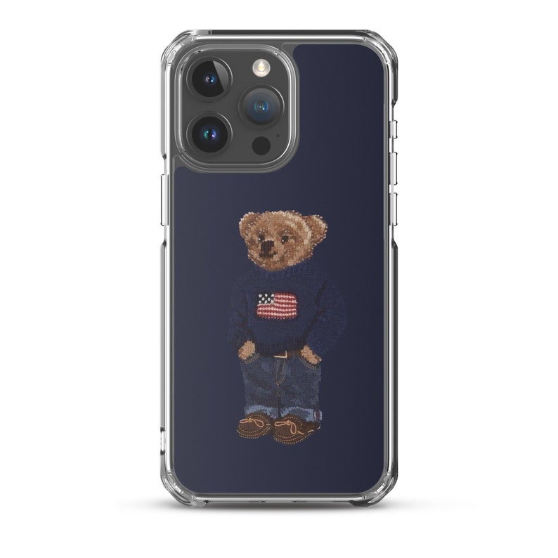 Teddy Bear Knit iPhone 15 Case