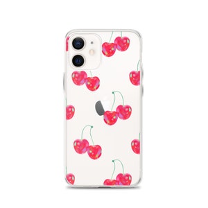 Cherries iPhone Case | Aesthetic Fruit | BPA FREE | iPhone 14 Pro Max | Trendy iPhone Case | Cherries | Cherry Blossom