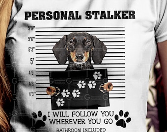 Dachshund sublimation designs download Dachshund prisoner PNG sublimation designs download T-shirt designs Dachshund t-shirt png