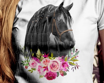 Black Horse png horse sublimation designs downloads digital download sublimation graphics, farm sublimation, horse country girl