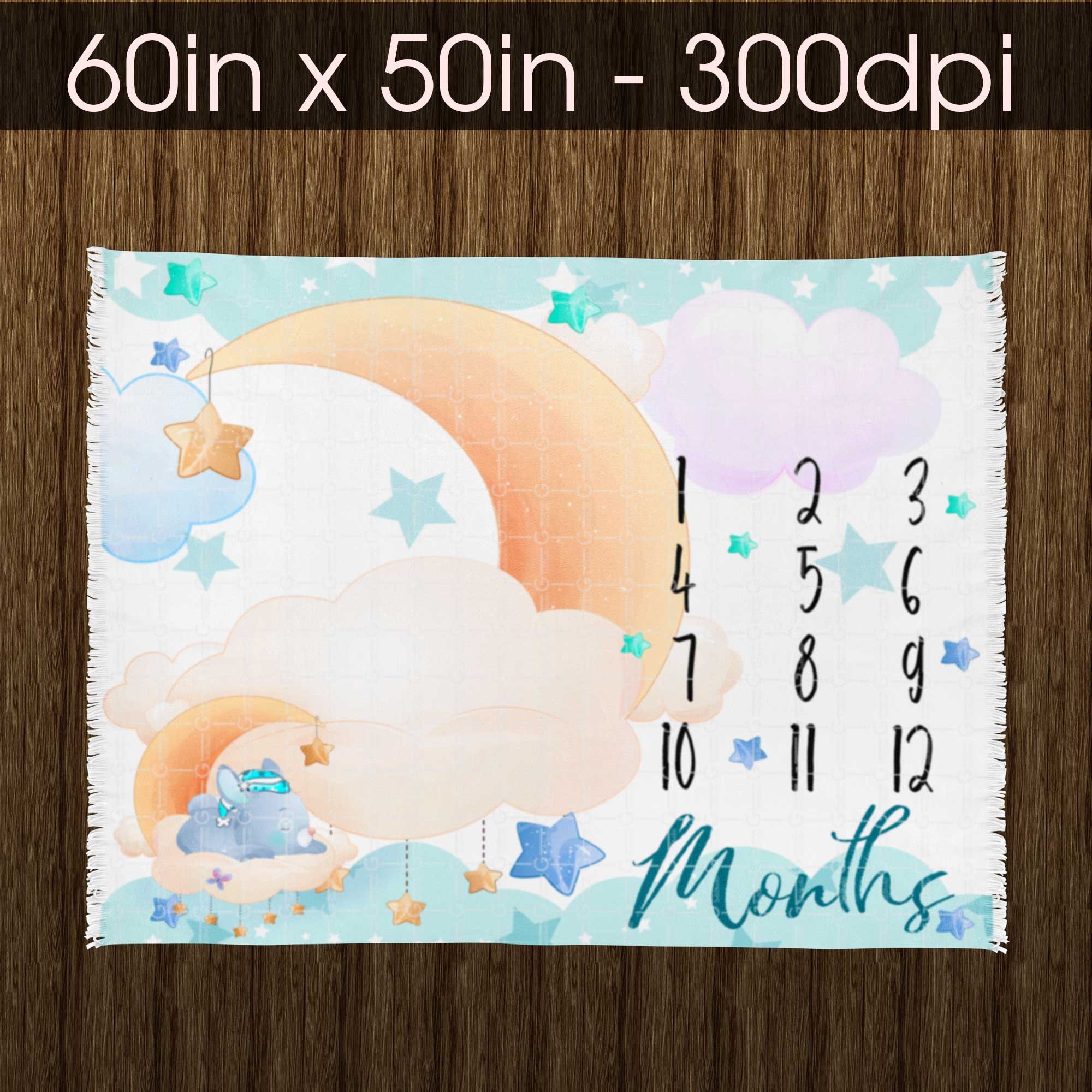 Baby Milestone Blanket Digital Design for Sublimation DTG - Etsy Baby Milestone Blanket Digital Design for Sublimation DTG - Etsy